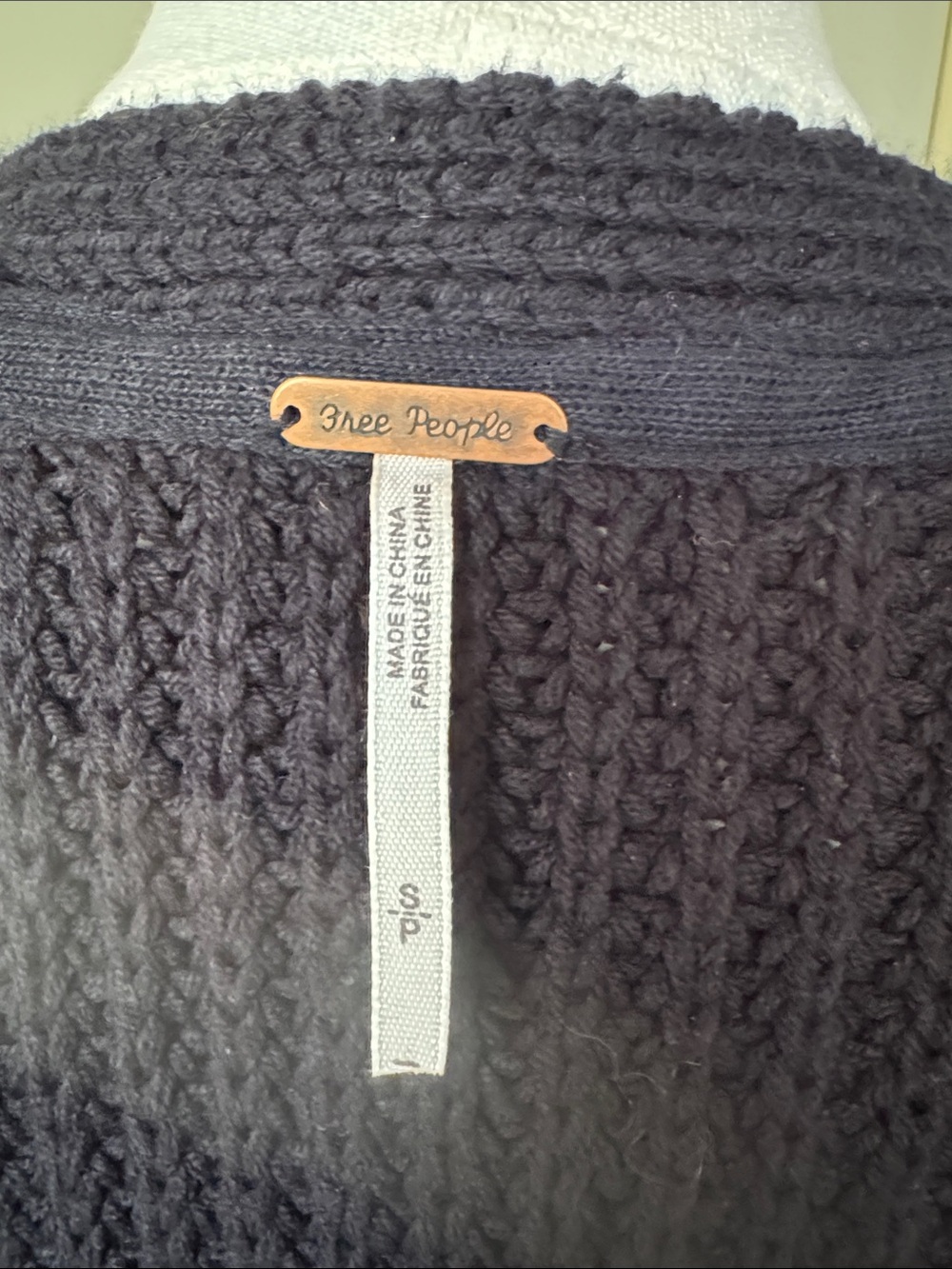 Free People Nightingale Cardi Sweater Black Size S - Picture 12 of 16